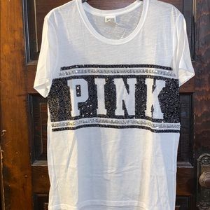 PINK large sequined T-shirt!